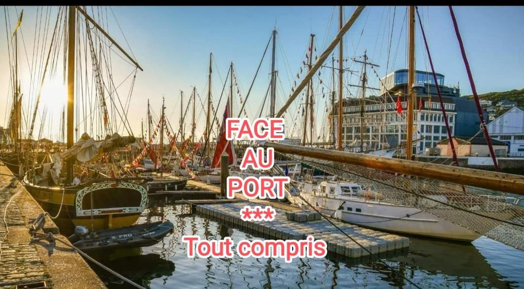 Le Reflet Des Voiles Face Au Port De Fecamp Appartement Buitenkant foto